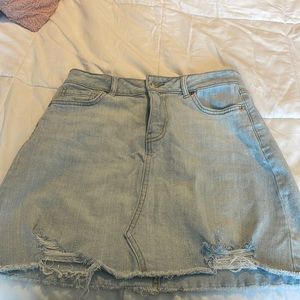 A Jean skirt